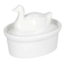 La Porcellana Bianca - naczynie do zapiekania kaczka 16 x 11 cm Terrine