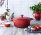 Le Creuset - brytfanna żeliwna emaliowana Signature 40 cm 14,8 l wiśniowa