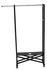 ARREDAMENTI - ELIOS Stojak na ubrania - 37 x 78 cm, Czarny