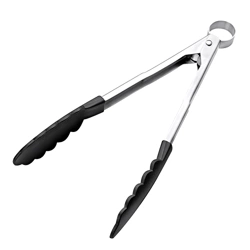 Lurch - szczypce do patelni z powłoką nieprzywierającą, stal nierdzewna/nylon, 24 cm