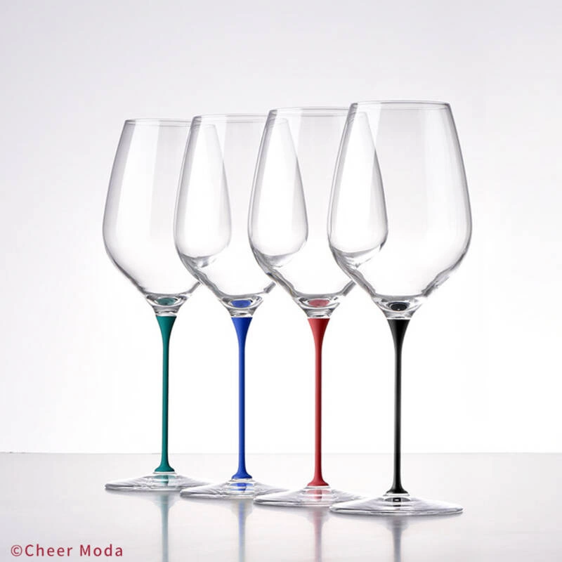 Cheer Moda - Kieliszek do wina Lava Glass niebieski