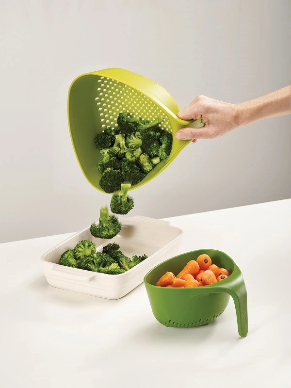 Joseph Joseph - Zestaw 2 durszlaków, szary, Nest