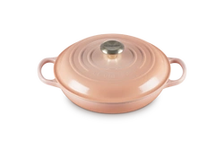 Le Creuset - garnek patelnia Gourmet Signature 26 cm 2,2 l peche