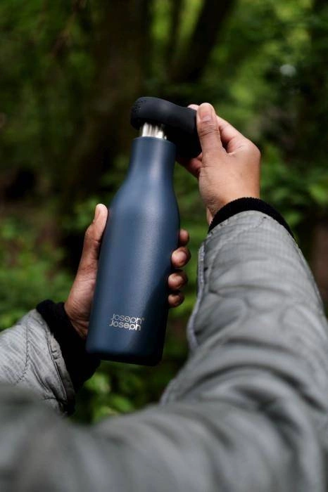 Joseph Joseph - Butelka termiczna 0,5 l niebieska, Loop™