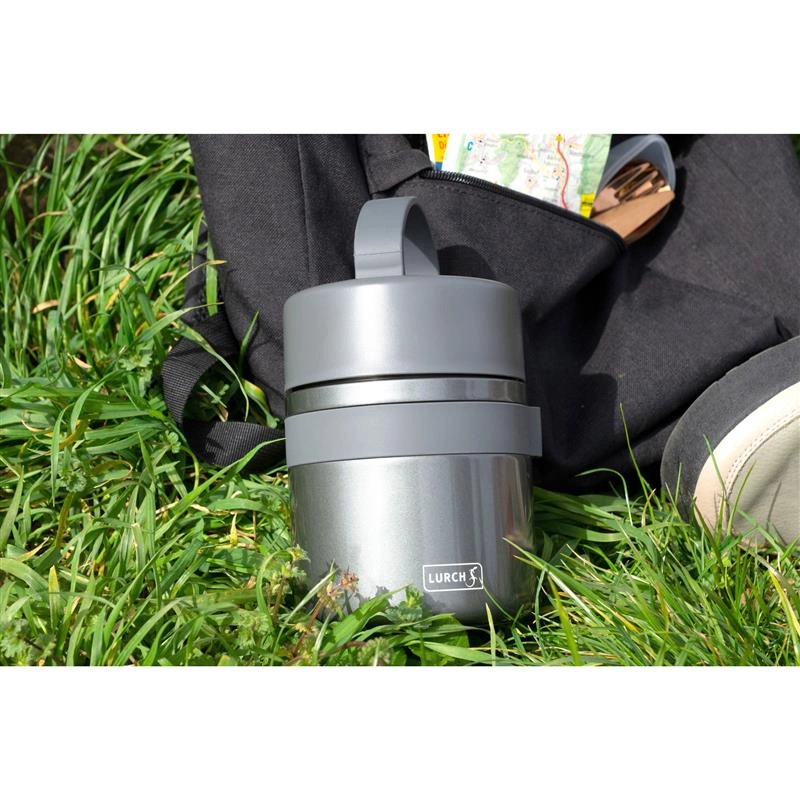 Lurch - pojemnik termiczny, śred. 10,5 x 18,5 cm, 0,5 l, antracytowy Iso-Pot 2.0