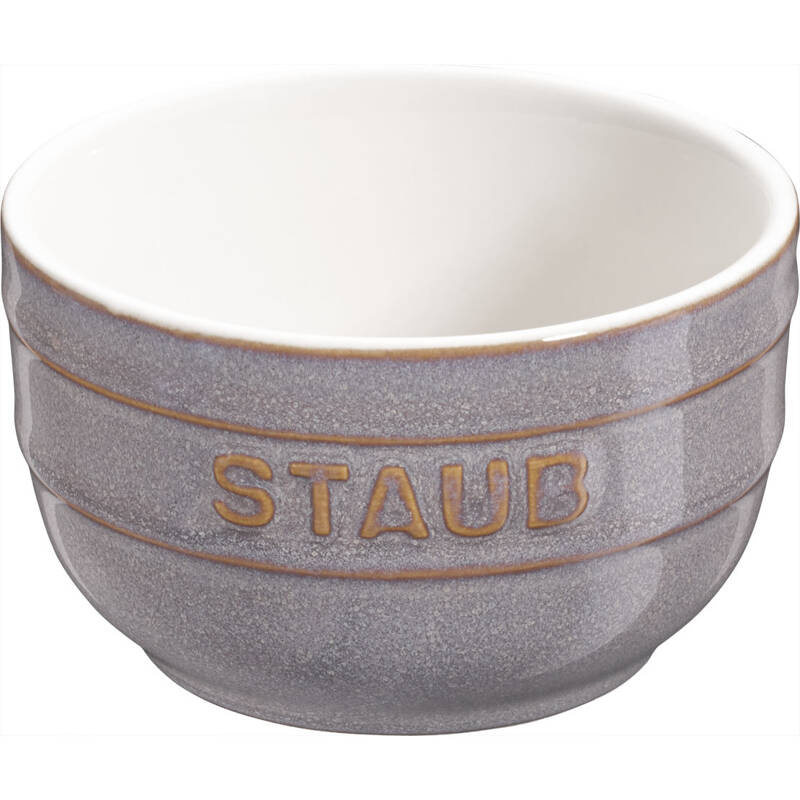 Staub - mini ramekin okrągły, 2 szt. 200 ml, antyczny szary