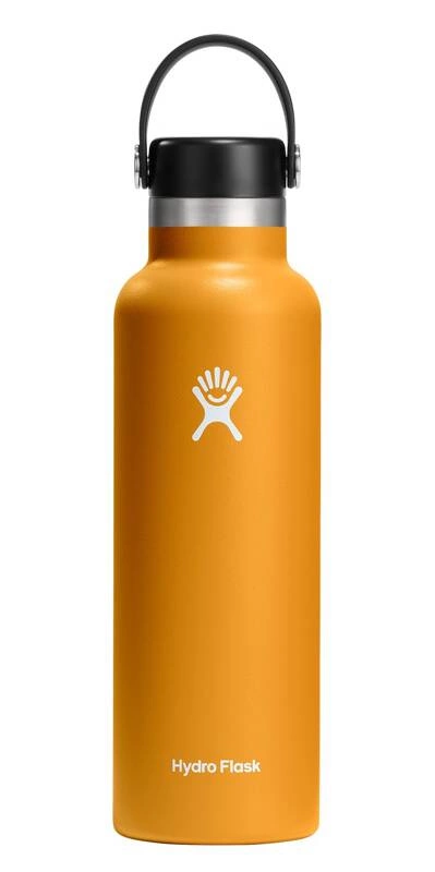 Hydro Flask - Butelka 621 ml Standard Mouth Flex Cap miodowy Fossil