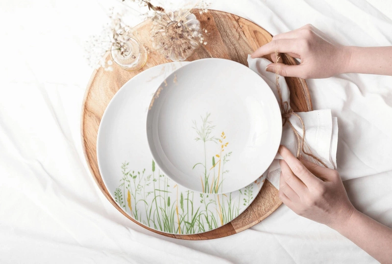 Seltmann - MEADOW GRASSES GREEN Serwis obiadowy dla 6 osób
