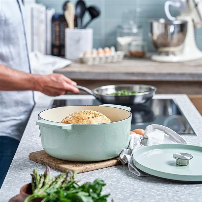 KitchenAid - garnek żeliwny 5,2L Pistachio