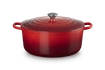 Le Creuset brytfanna żeliwna emaliowana Signature okrągła 34 cm 12 l wiśniowa