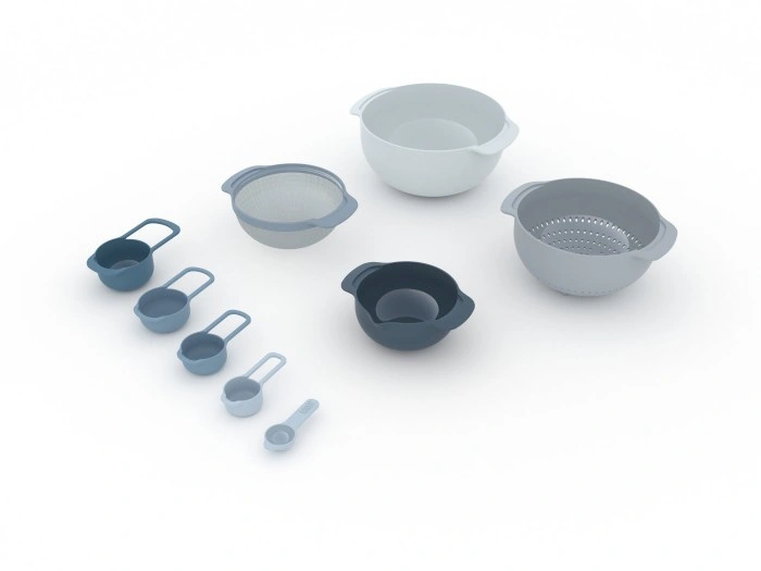 Joseph Joseph - Zestaw misek i miarek Nest 9 Plus, Sky