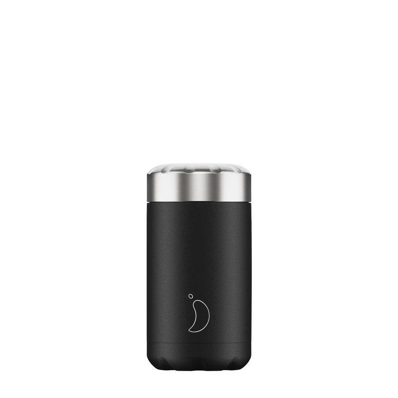Chilly's Bottles - Termos obiadowy Chilly's| 500ml Black Monochrome