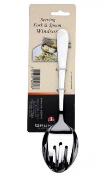 Grunwerg - Zestaw do sałaty łyżka i widelec