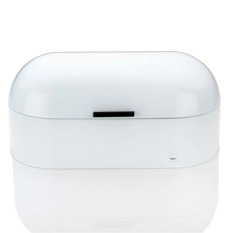 Kela - chlebak metalowy, 44x21,5 cm, biały Frisco