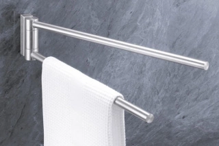 Zack - dwuramienny wieszak na ręczniki Fresco