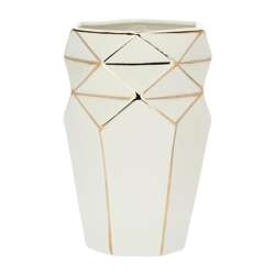 RITUALI DOMESTICI - CUBISMO Porcelanowy wazon L