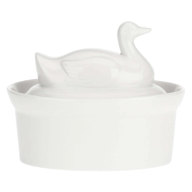 La Porcellana Bianca - naczynie do zapiekania kaczka 10 x 7 cm Terrine