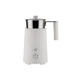 Alessi - spieniacz do mleka, biały PLISSE