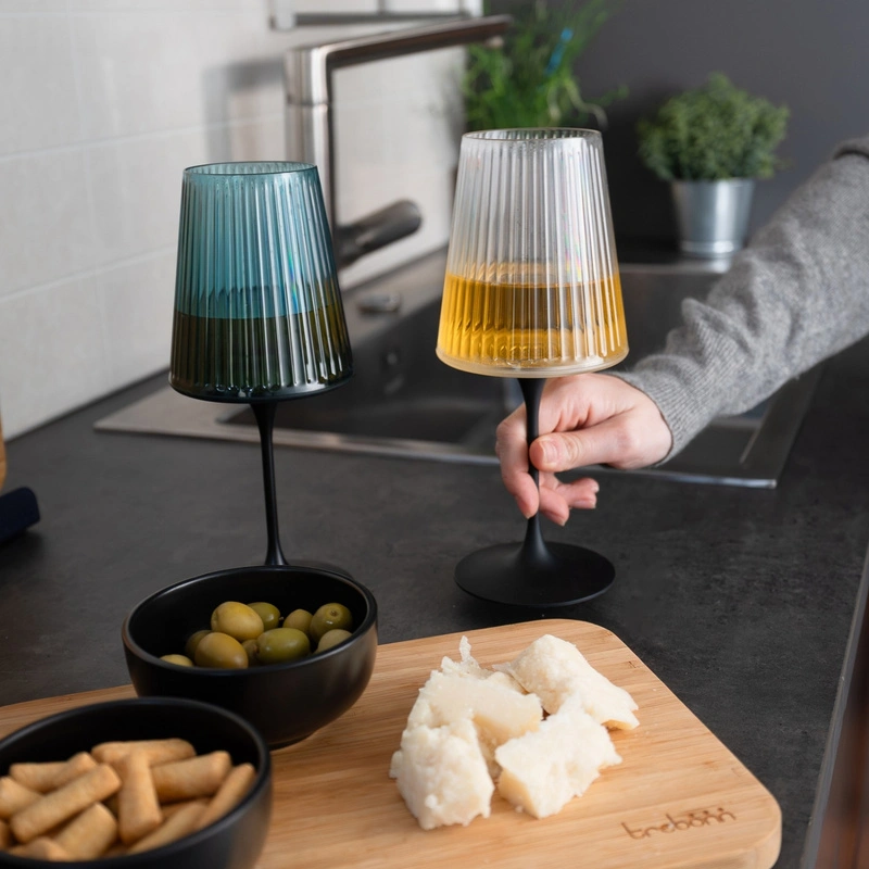 Trebonn - SplitGlass Easy kolorowy zestaw 6 kieliszków + 6 nóżek