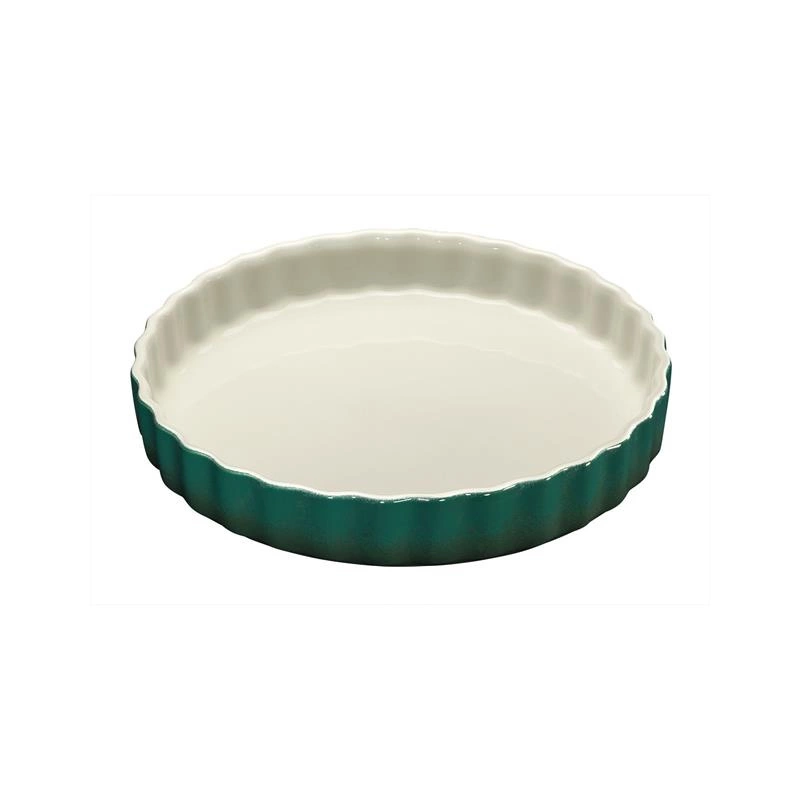 Kuchenprofi - forma do tarty ceramika śr. 28 cm zielona PROVENCE