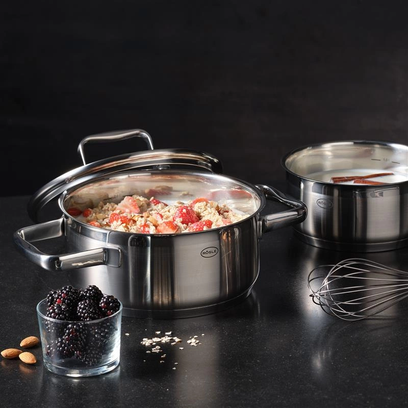 Roesle - Garnek niski z pokrywą 20cm CHARM