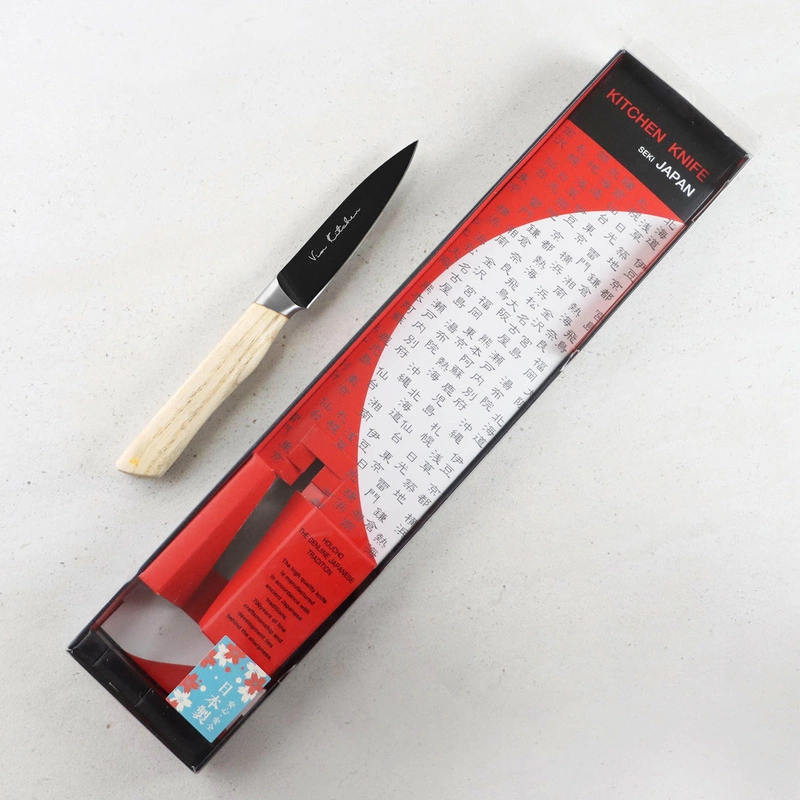 Satake - Black Ash Nóż do obierania 9 cm