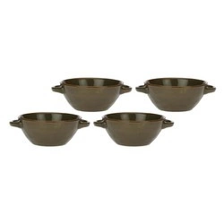Rose&Tulipani - zestaw 4 misek do zupy 600 ml Concerto Grigio Tortora