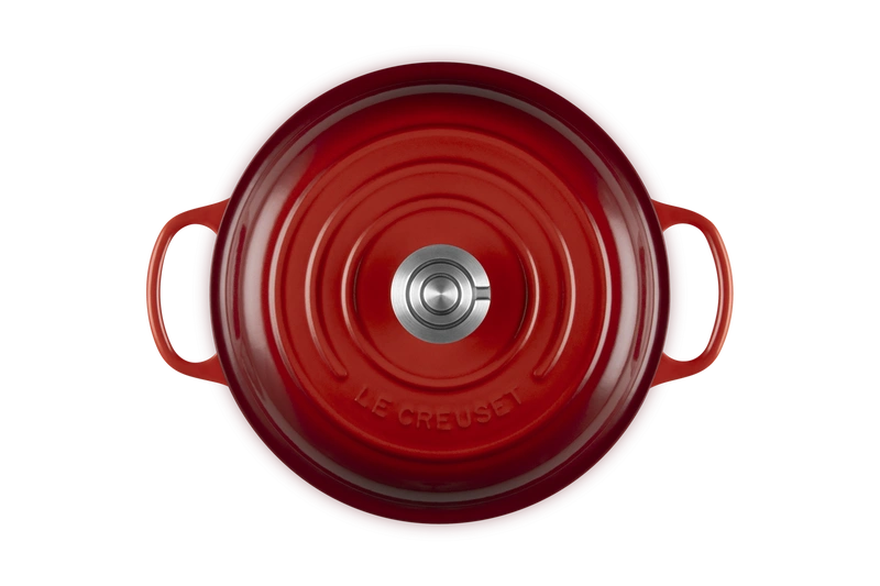 Le Creuset - garnek Gourmet Profesjonalny żeliwny 26 cm 2,2 l wiśniowy