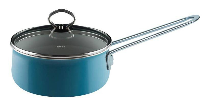 Riess - Rondel z pokrywą 16cm Aquamarin Riess