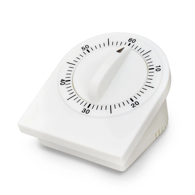 ADE - minutnik mechaniczny, do 59 minut, 7,5 x 9,5 x 6,5 cm, biały