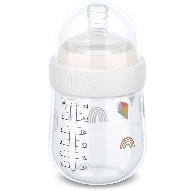 Mepal - Butelka ze smoczkiem Mio 165 ml Sunshine & Rainbow