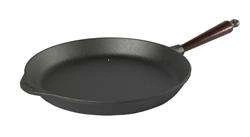 Skeppshult - Patelnia do smażenia okrągła 36cm,drewniana rączka