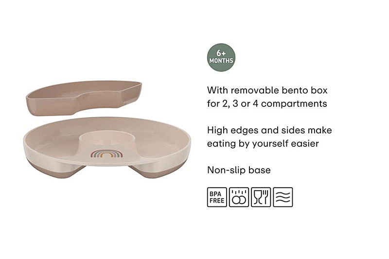 Mepal - Talerzyk dziecięcy dzielony Mio Little Farm