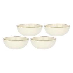 Rose&Tulipani - zestaw 4 misek 15 cm Concerto Avorio
