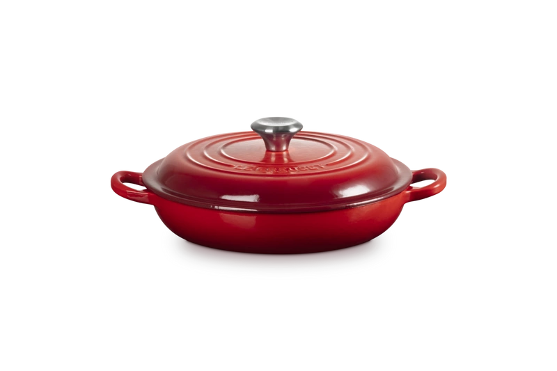 Le Creuset - garnek patelnia Gourmet Signature 22 cm 1,4 l wiśniowa