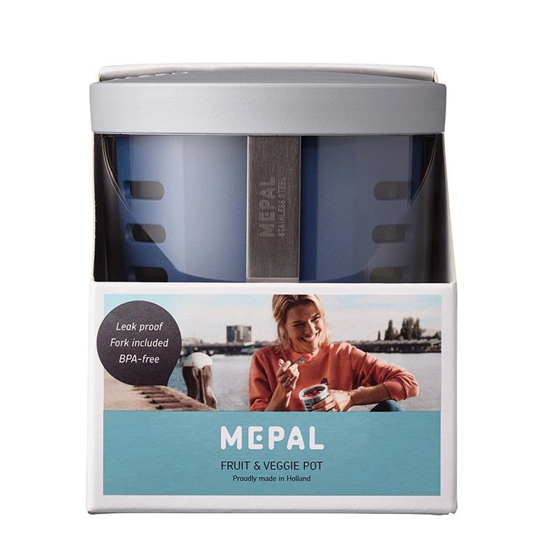 Mepal - Fruit & veggie Pot Ellipse Nordic Denim