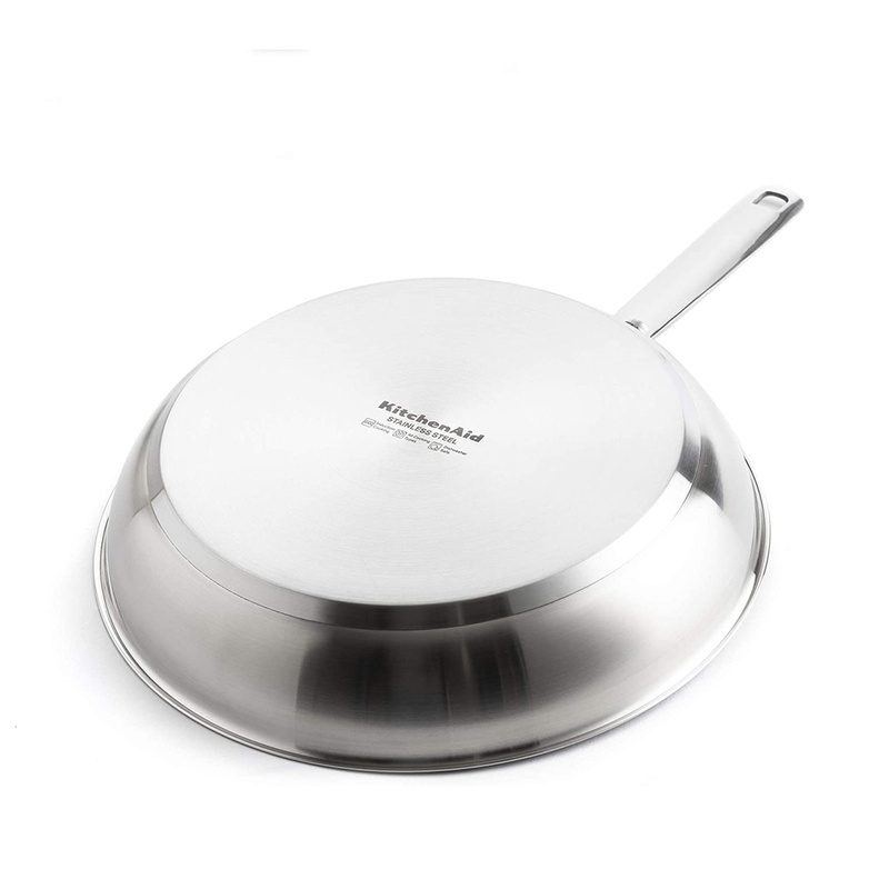 KitchenAid - Patelnie stalowe z powłoką 20 + 24 + 28 cm