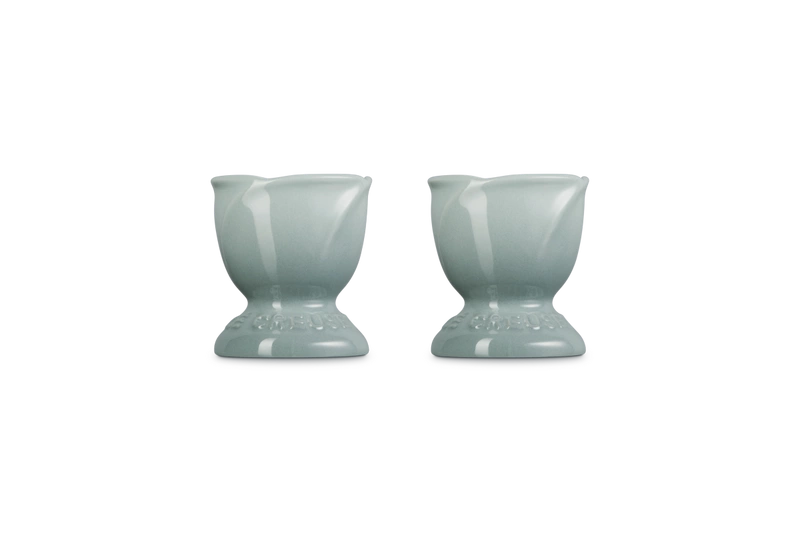 Le Creuset - Zestaw Kieliszków na jajko Jardin sea salt