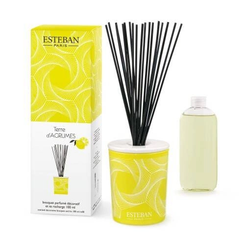 Esteban - Dyfuzor zapachowy dekor. 100ml Terre dAgrumes