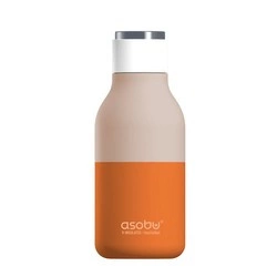 Asobu - Butelka termiczna URBAN PASTEL ORANGE, 473ml