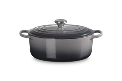 Le Creuset - brytfanna żeliwna emaliowana Signature 33 cm 7,5 l flint