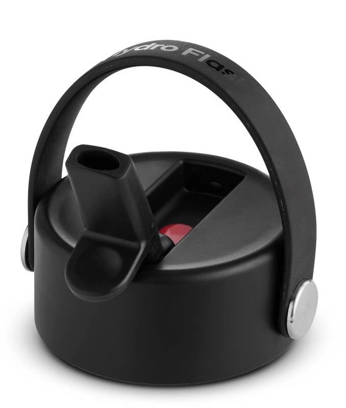 Hydro Flask - Butelka 946 ml Wide Mouth Flex Straw Cap czarny