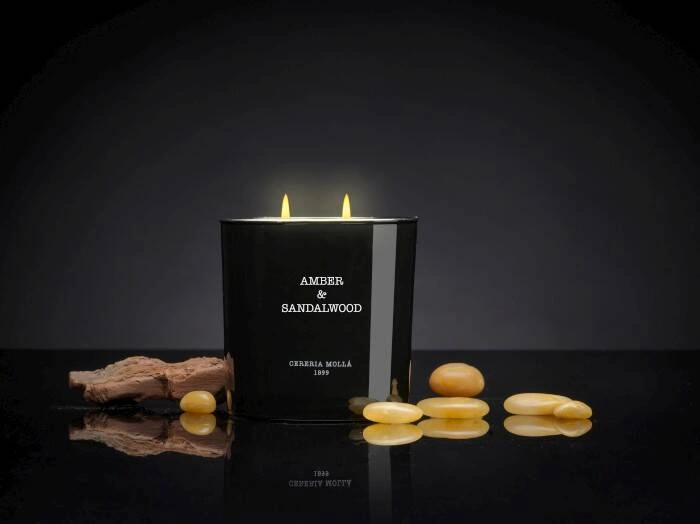 Cereria Molla - Świeca XL 600 gr. Amber and Sandalwood