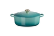 Le Creuset - brytfanna żeliwna Signature 27 cm 4,1 l bleu riviera