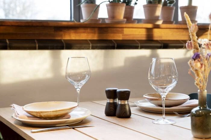 Crush Grind - Młynek drewniany 10cm, popielaty brąz, Kyoto