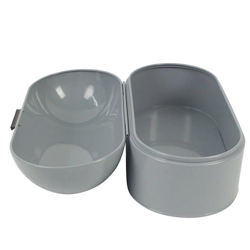 Kela - chlebak metalowy, 44x21,5 cm, szary Frisco