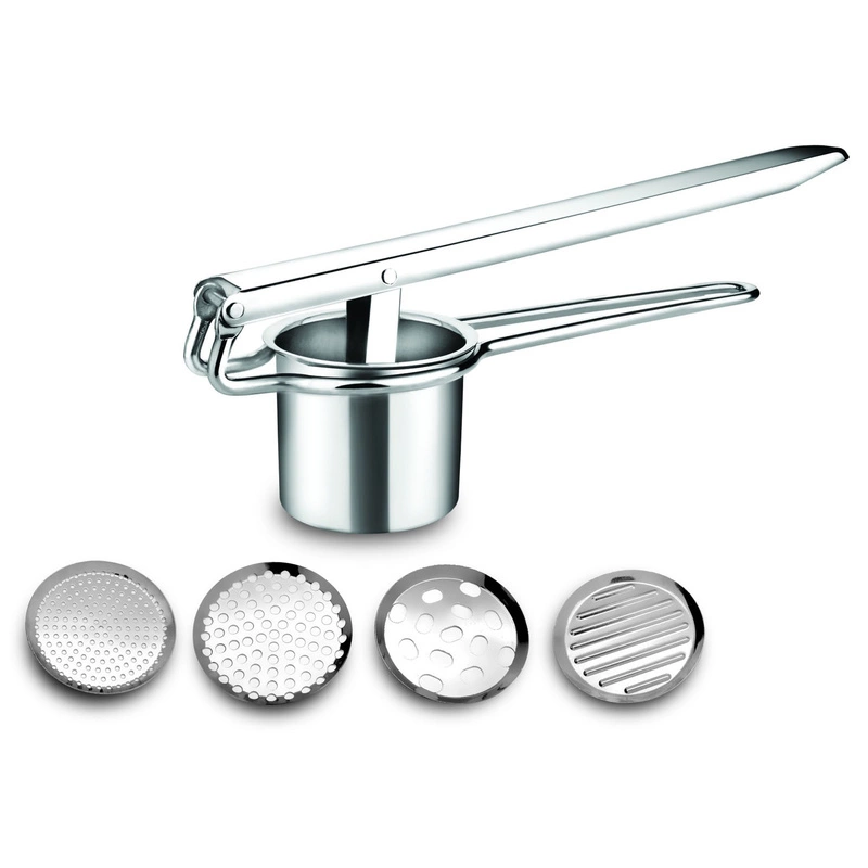 IDEALE - Praska do ziemniaków z 4 dyskami, stal