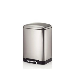 Kela - Kosz stalowy na śmieci 12 l Davino