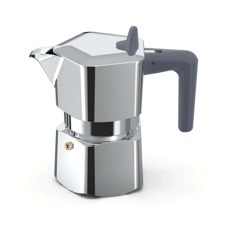 Pezzetti - PENTAEXPRESS Aluminiowa kawiarka (1 filiżanka) - Srebrny