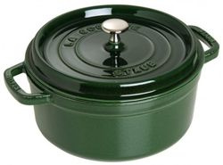 Staub - garnek brytfanna żeliwna zielona 2,6 l 22 cm